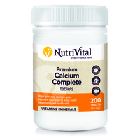 NutriVital Premium Calcium Complete 200 tabs