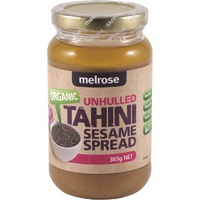 Melrose Tahini Unhulled Organic 375gm