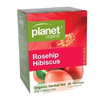 Planet Organic Org Tea Bags 25s Rosehip & Hibiscus