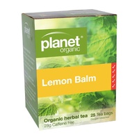 Planet Organic Lemon Balm Tea Bags 25s