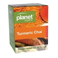 Planet Organic Turmeric Chai 25 Tea Bags