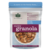 Brookfarm Nutty Granola Maple Vanilla 450g