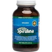 Green Nutritionals Mountain Org Spirulina 200 tabs