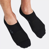 Boody Mens Socks Hidden Black 6-11 6 pk