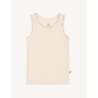 Boody Baby Singlet Chalk NB