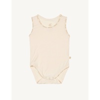 Boody Baby Sleeveless Bodysuit Chalk 6-12