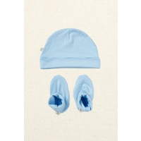 Boody Baby Beanie/Bootie Sky 0-3