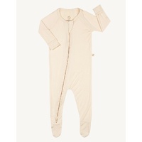 Boody Baby Long Sleeve Onesie Chalk 3-6