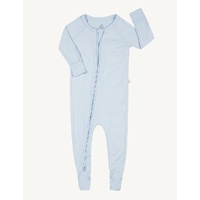 Boody Baby Long Sleeve Onesie Sky 0-3