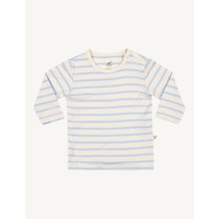 Boody Baby Long Sleeve Top Chalk/Sky Stripe 3-6