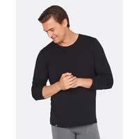 Boody Men's Long Sleeve Crew T-Shirt Black S