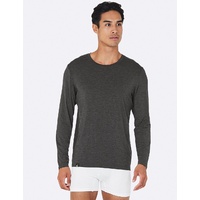 Boody Men's Long Sleeve Crew T-Shirt Darl Marl M