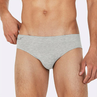 Boody Men's Original Briefs Light Grey Marl M