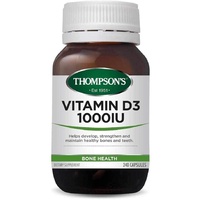 Thompson's Vitamin D3 1000iu in Rice Bran 240 caps