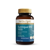 Herbs of Gold - Sublingual B12 1000 75 Tablets