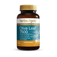 Herbs of Gold - Olive Leaf 7500 60 Tablets