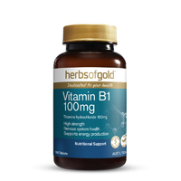Herbs of Gold - Vitamin B1 100mg 100 Tabs