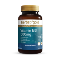 Herbs of Gold - Vitamin B3 500mg 60 Tabs