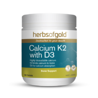 Herbs of Gold - Calcium K2 with D3 90 Tablets