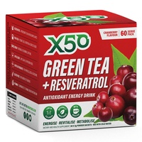 Green Tea X50 Cranberry 60 Sachets