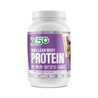 X50 100% Lean Whey Protein Chocolate Flake Thickshake 1kg