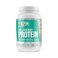 X50 100% Lean Whey Protein Vanilla Ice Cream 1kg