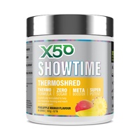 X50 Showtime Thermoshred Fat Burner Pineapple Mango 303g