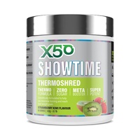 X50 Showtime Thermoshred Fat Burner Strawberry Kiwi 322g