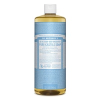 Dr Bronner's Castile Liquid Soap 946ml Baby-Mild Unscented