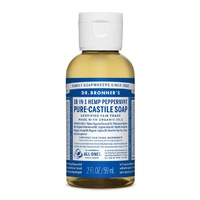 Dr Bronner's Castile Liquid Soap 59ml Peppermint