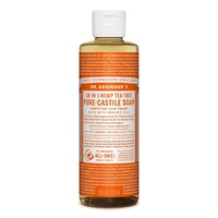 Dr Bronner's Castile Liquid Soap 237ml Tea Tree