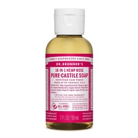 Dr Bronner's Castile Liquid Soap 59ml Rose