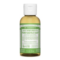 Dr Bronner's Castile Liquid Soap 59ml Green Tea