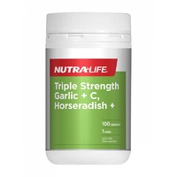 NL Triple Strength Garlic + C, Horseradish + 100C