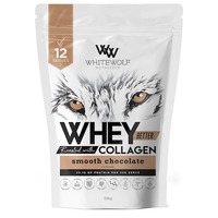 White Wolf Whey Collagen Chocolate Protein 396g