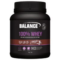 BAL 100% Whey Natural Choc 750gm