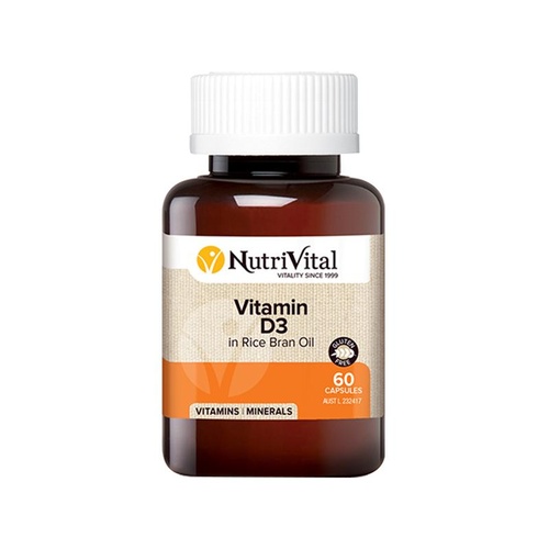 NutriVital Vitamin D3 60 caps