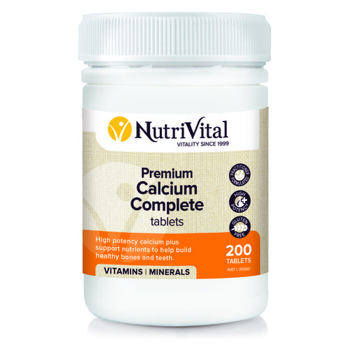 NutriVital Premium Calcium Complete 200 tabs