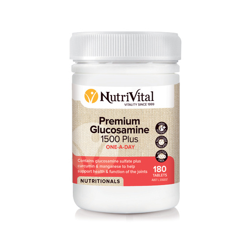 NutriVital Premium Glucosamine Plus 1500mg 180T