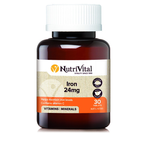 NutriVital Iron 24mg 30 tabs