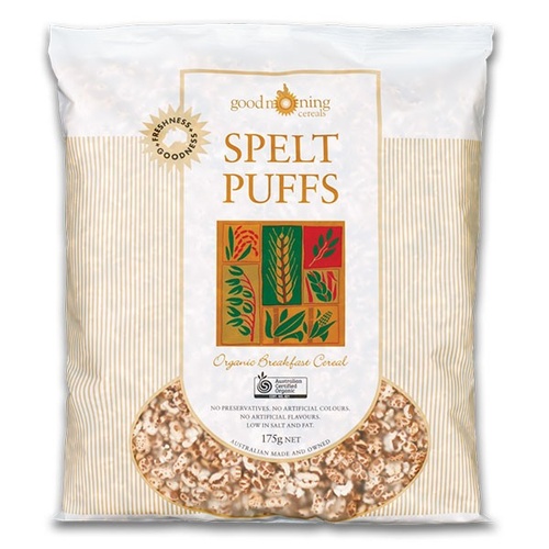 Good Morning Cereals Spelt Puff Organic 175gm