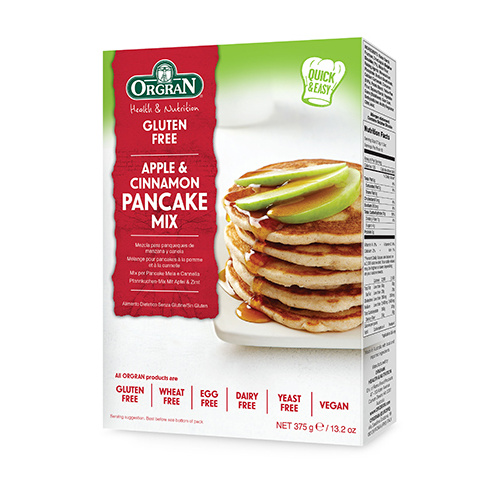 ORG Pancake Mix App&Cinn 375gm