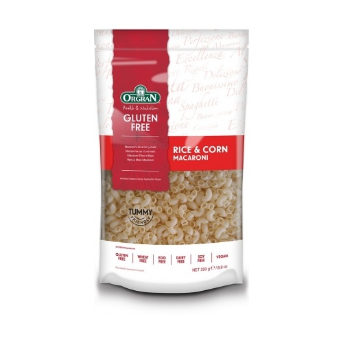 ORG Rice & Corn Macaroni 250gm