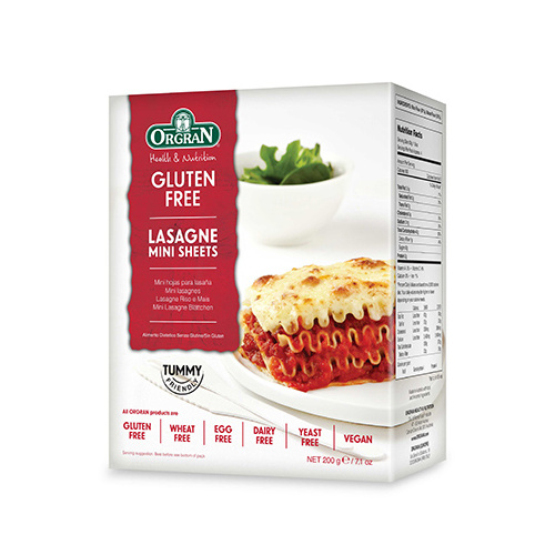 ORG Rice & Corn Lasagne Mini Sheets 200gm