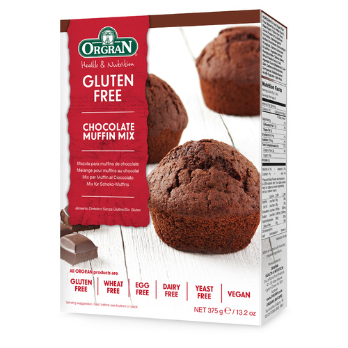 ORG Muffin Mix Chocolate 375gm