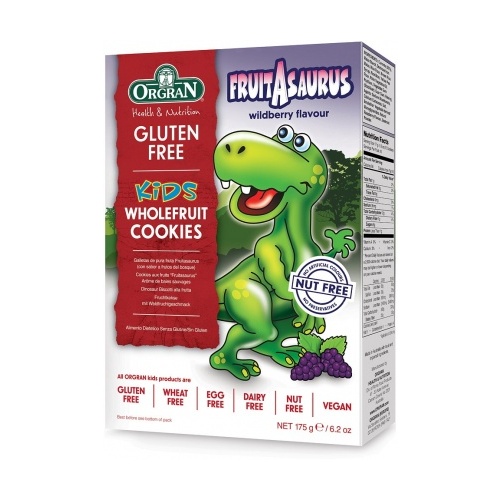 ORG Fruitasaurus Cookies Wildberry Flav 175g