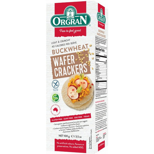 ORG Multigrain Wafer Cracker w/Buckwheat 100gm