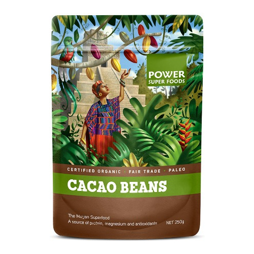 Power Super Foods Cacao Beans 250gm