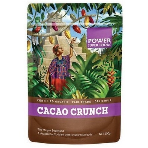 Power Super Foods Certified Organic Cacao Crunch 200g