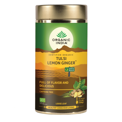 Organic India Tulsi Lemon Ginger 100g